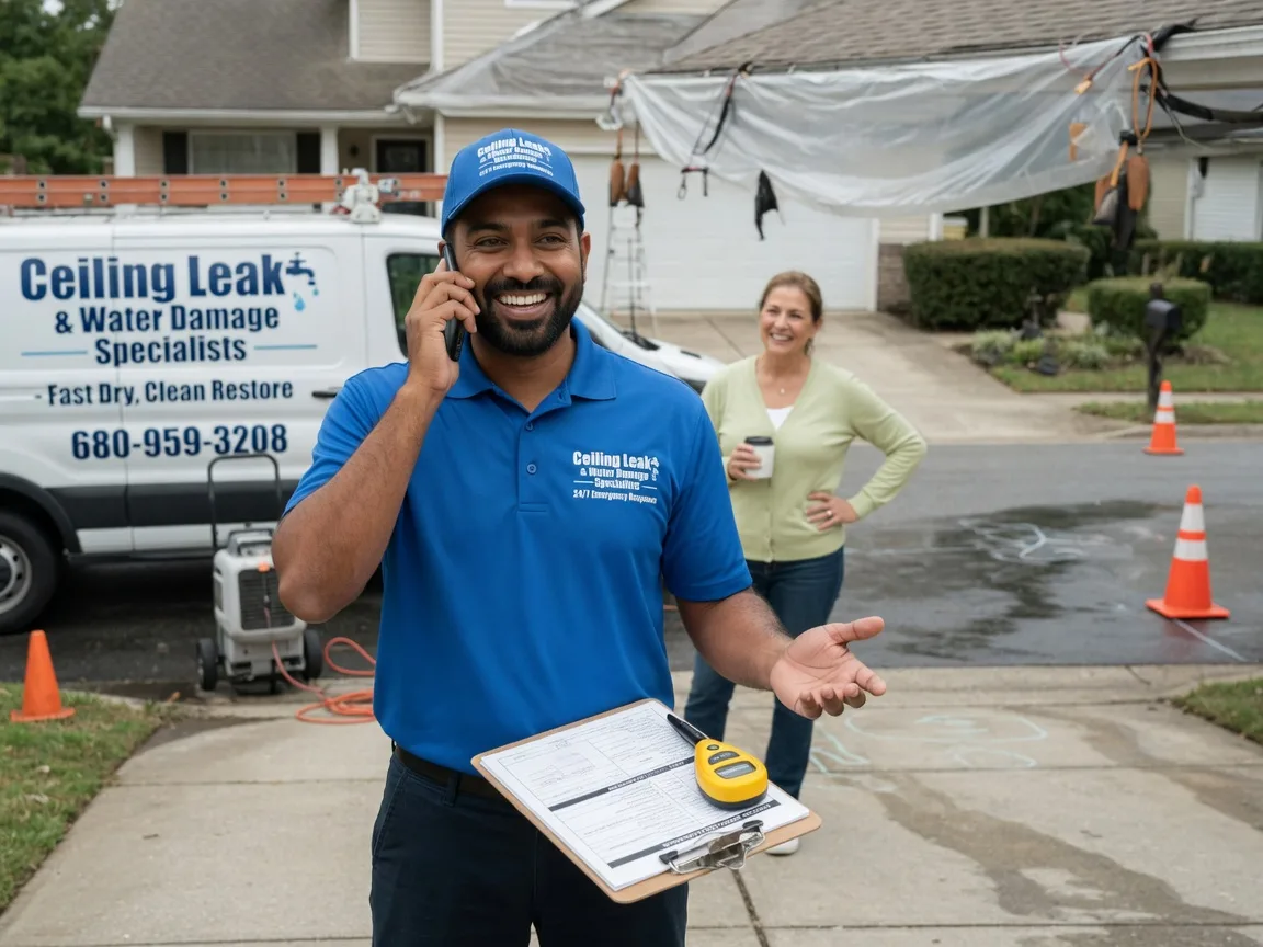 Ceiling Leak Cleanup Watersmeet, MI FAQs